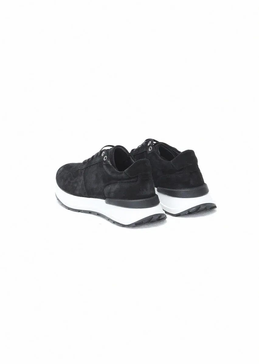 Black Suede Sneaker - 4