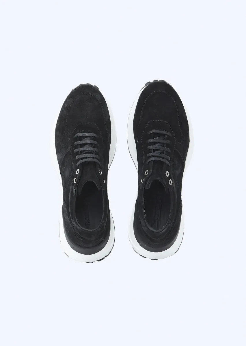 Black Suede Sneaker - 6
