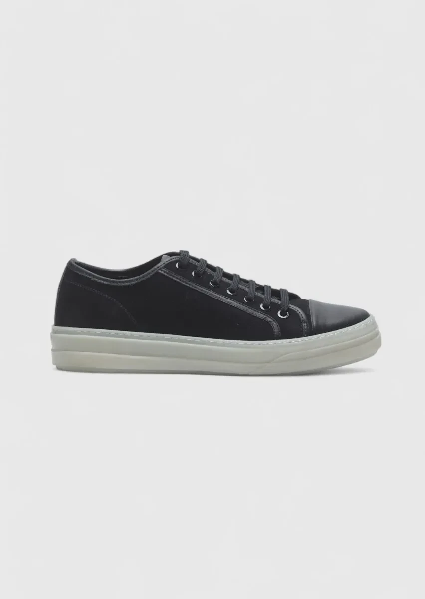 Black Suede Sneaker - 1