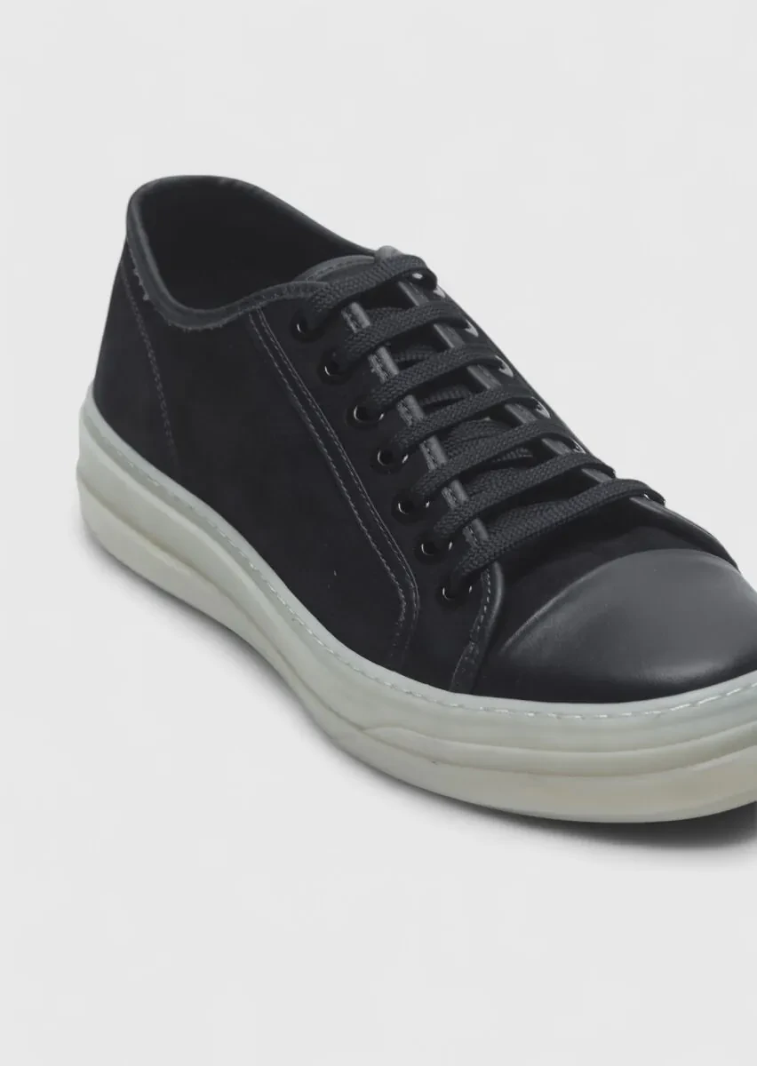 Black Suede Sneaker - 2