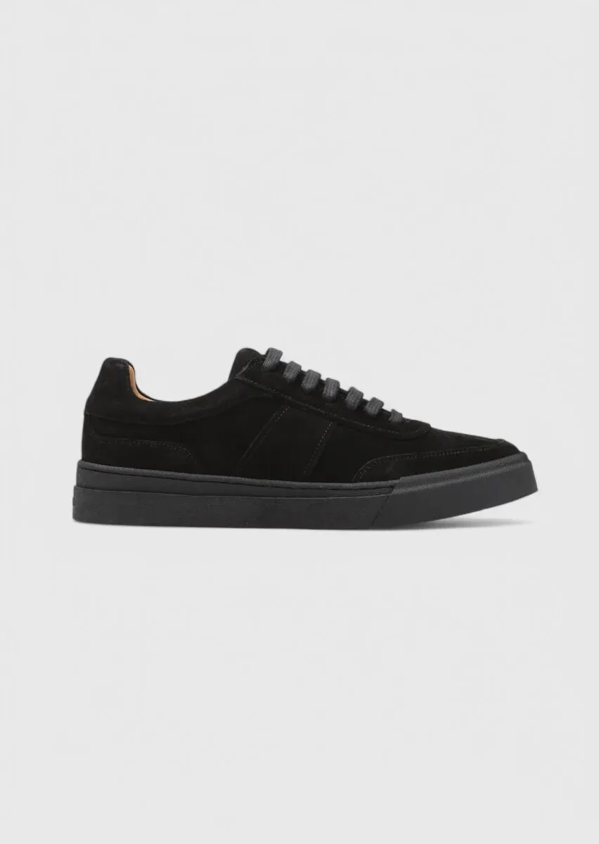 Black Suede Sneaker - 1