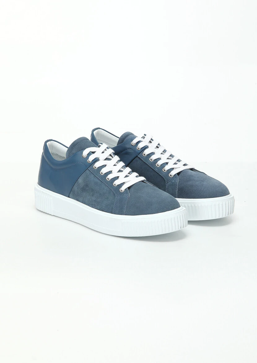 Blue Suede Sneaker - 3