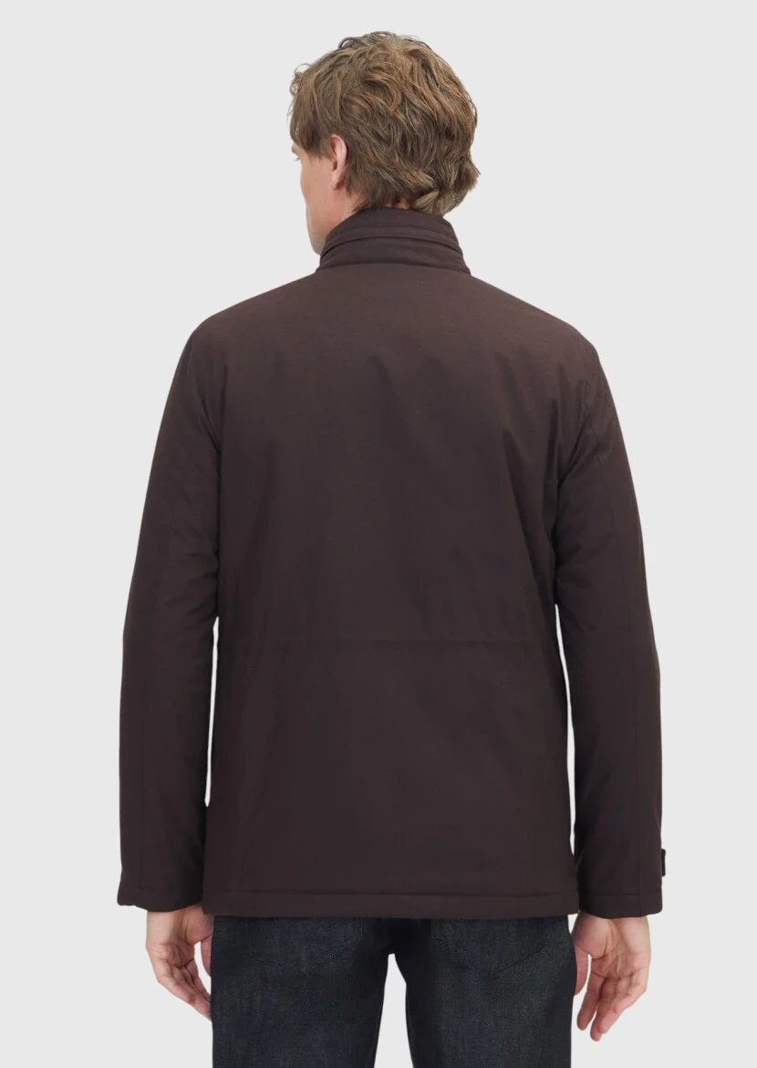 Bordo Regular Fit Micro Jel Elyaflı Spor Ceket - 6