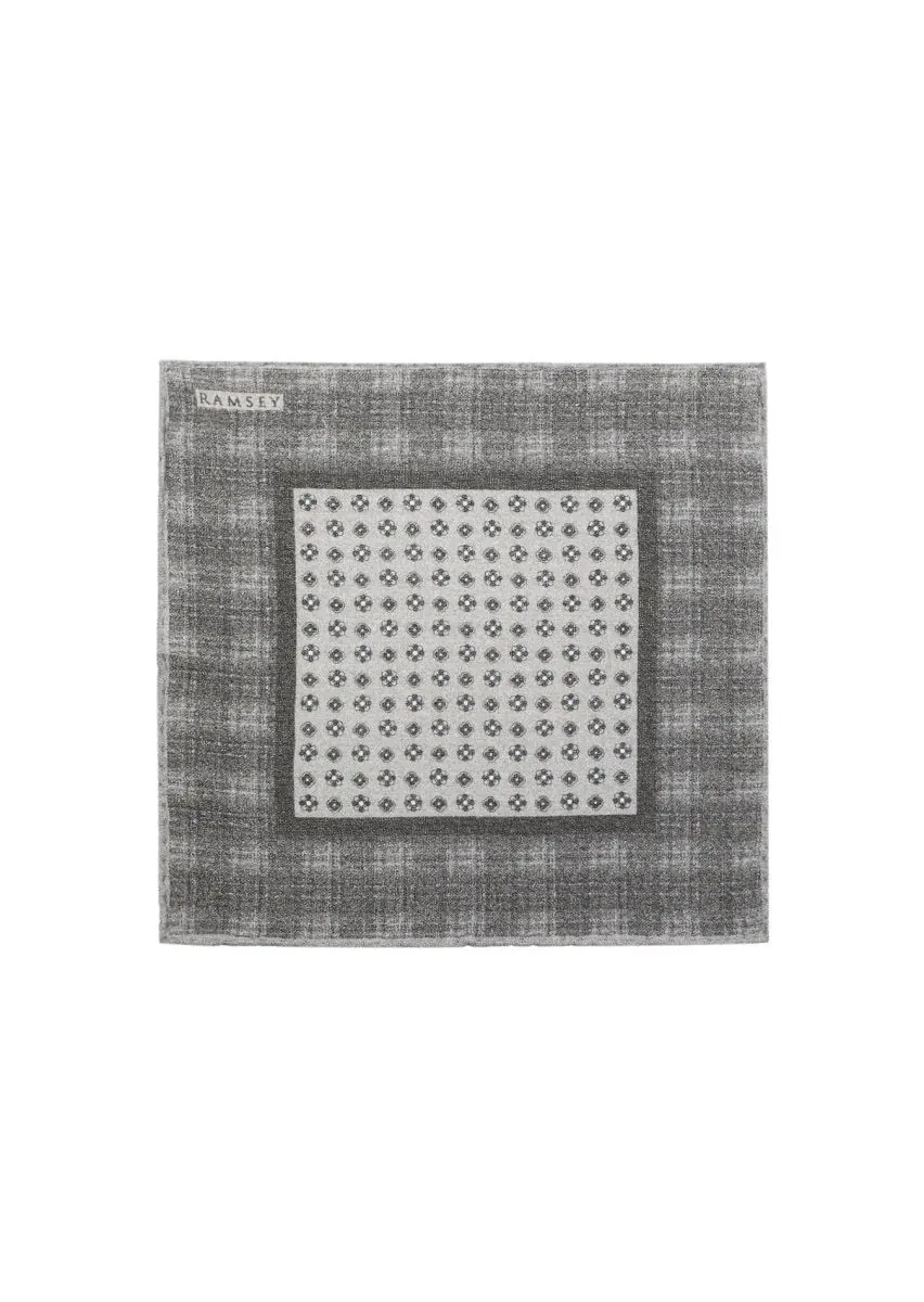 Brown %100 Yün Handkerchief - 1