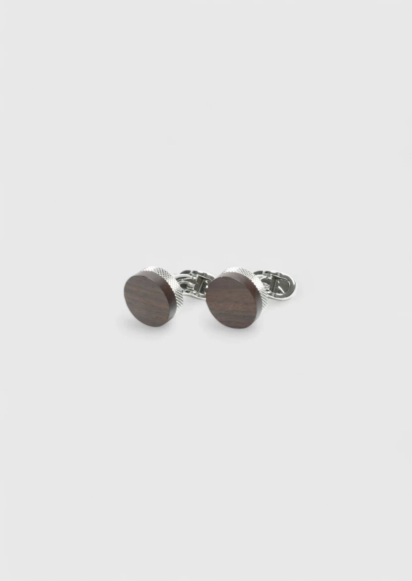 Brown Brass Cuff Link - RAMSEY