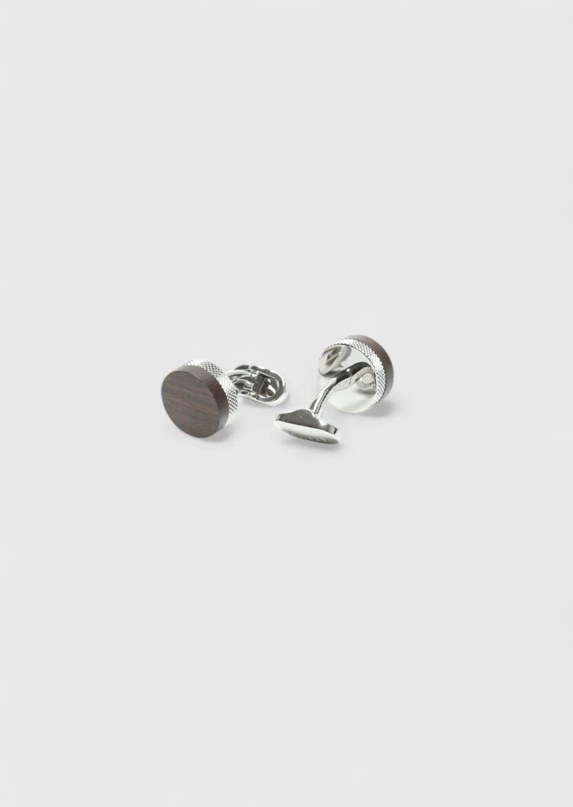 Brown Brass Cuff Link - RAMSEY