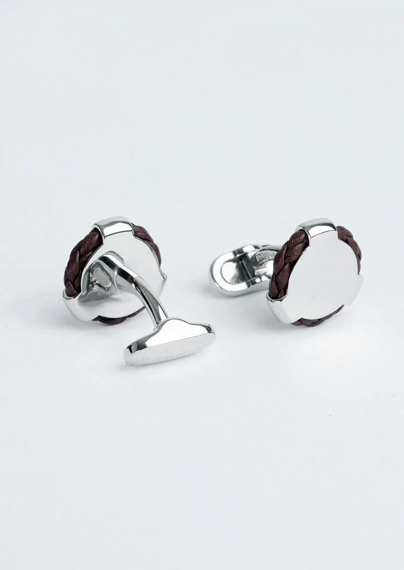 Brown Brass Cuff Link - RAMSEY