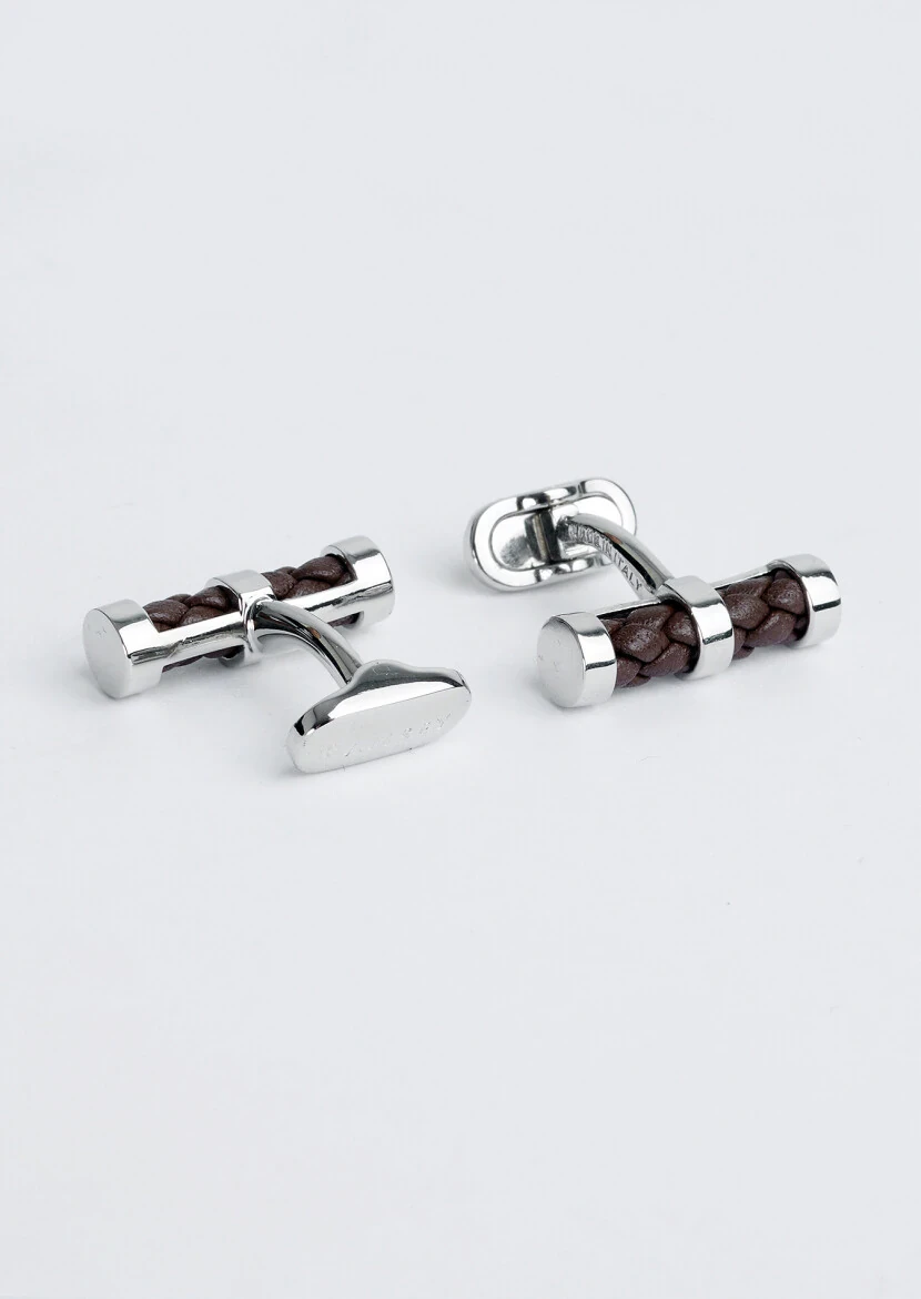 Brown Brass Cuff Link - RAMSEY