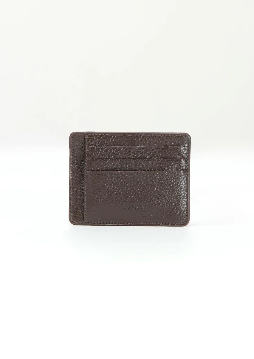Brown Cow Leather Card Holder - 1