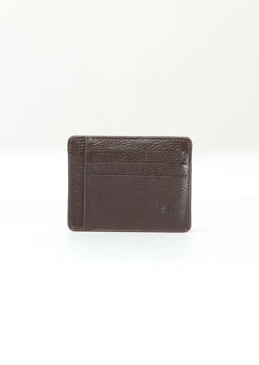 Brown Cow Leather Card Holder - 2