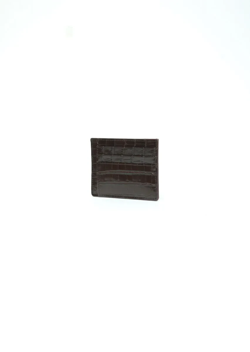 Brown Cow Leather Card Holder - 2
