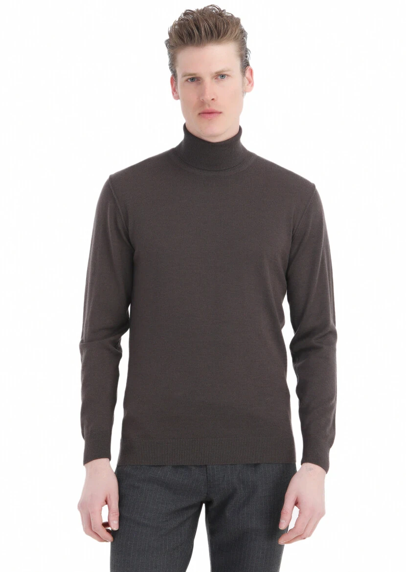 Brown Knitwear Sweatshirt - RAMSEY