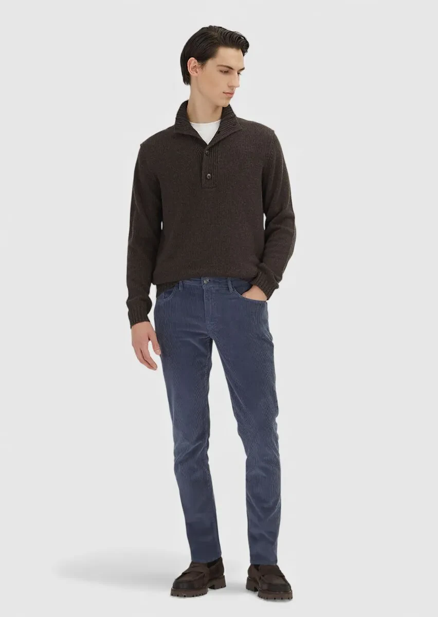 Brown Knitwear Sweatshirt - 5