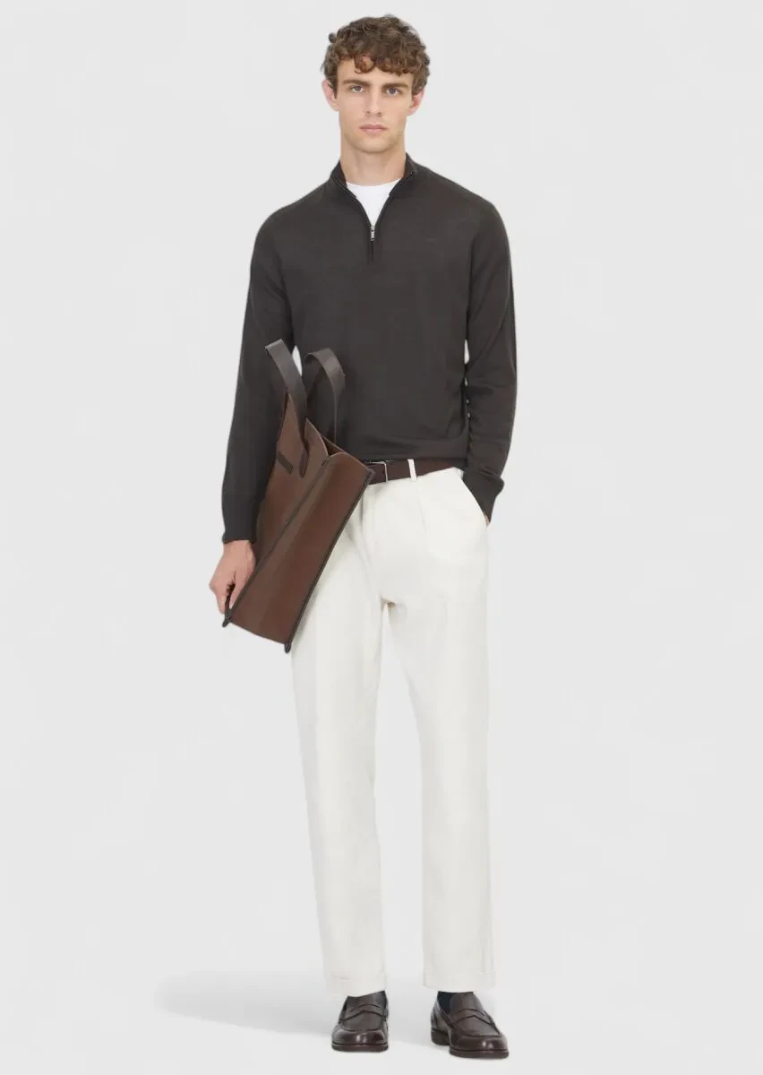 Brown Knitwear Sweatshirt - 2