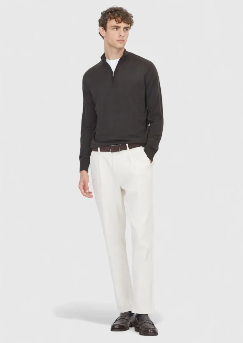 Brown Knitwear Sweatshirt - 3