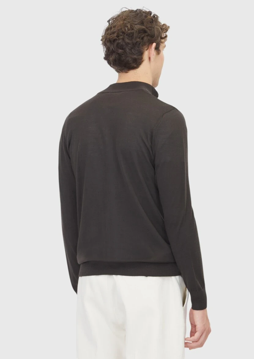 Brown Knitwear Sweatshirt - 7