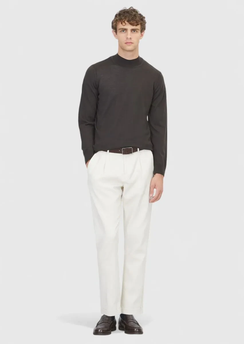 Brown Knitwear Sweatshirt - 2