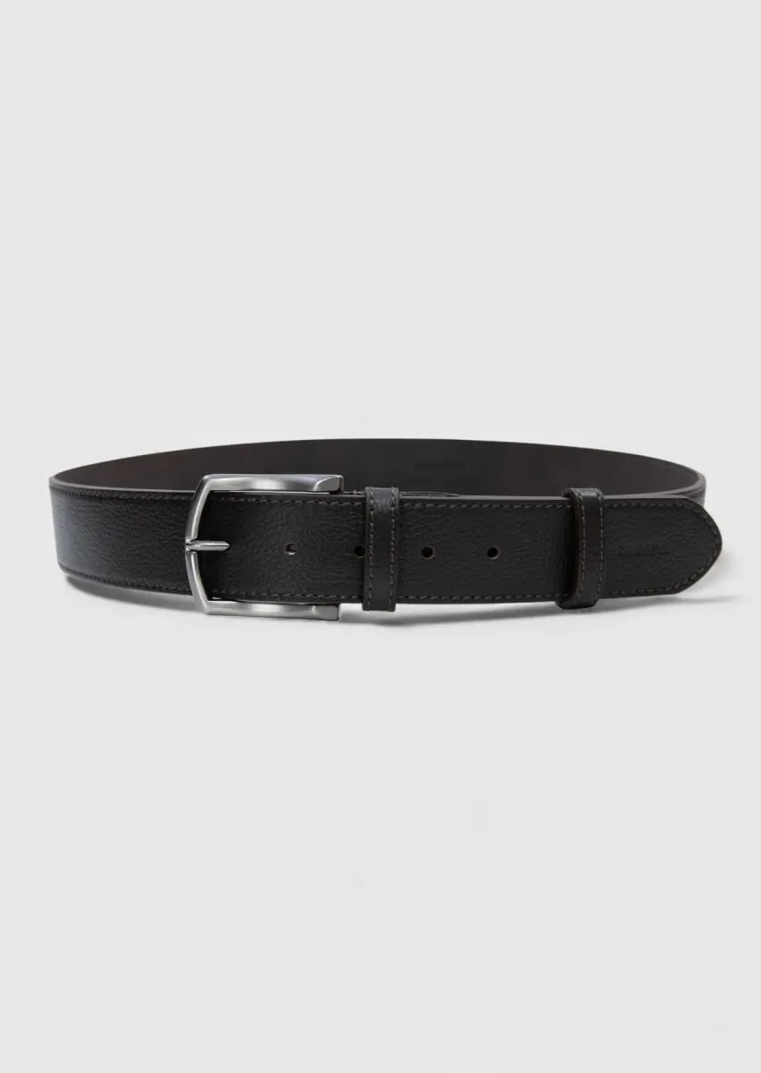 Brown Leather Belt - 1