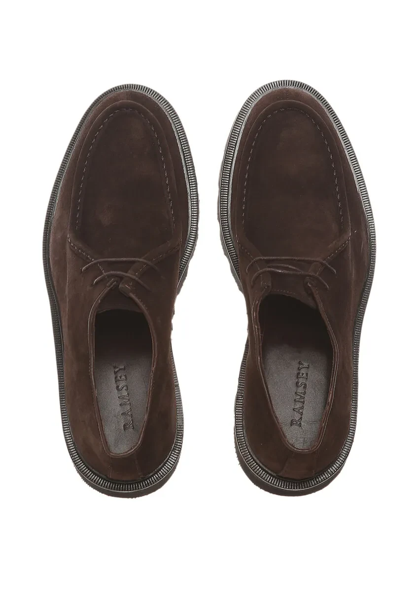 Brown Leather Casual Shoes - 5