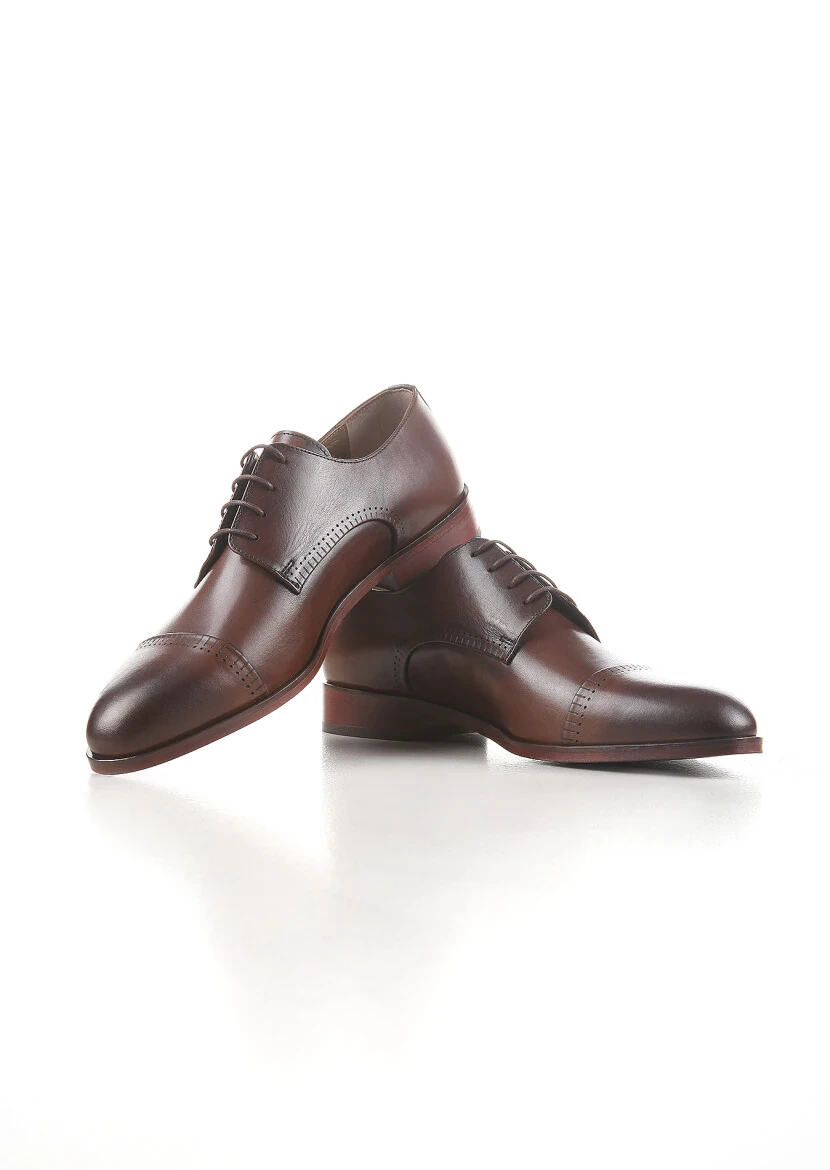 Brown Leather Classical Shoes 