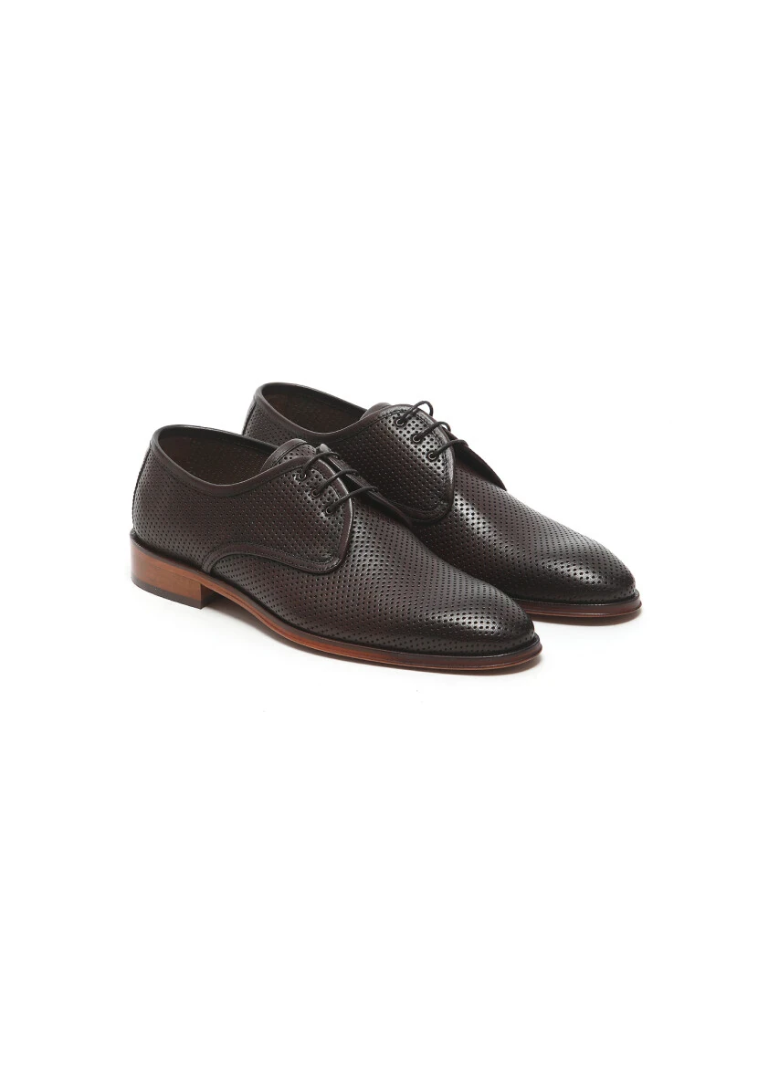 Brown Leather Classical Shoes - RAMSEY