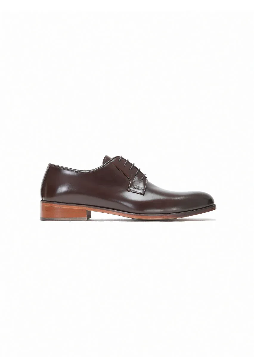 Brown Leather Classical Shoes - 1