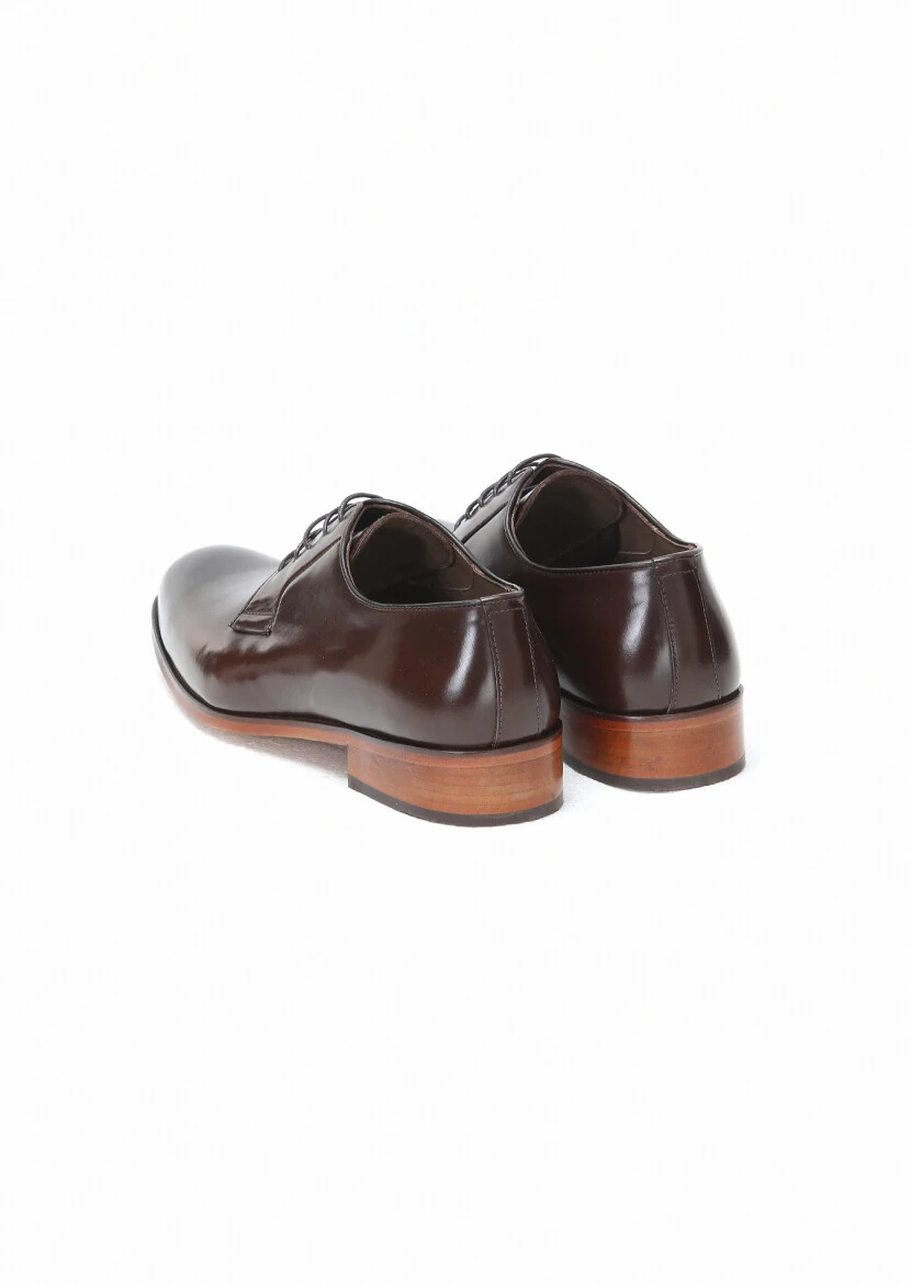 Brown Leather Classical Shoes - 4