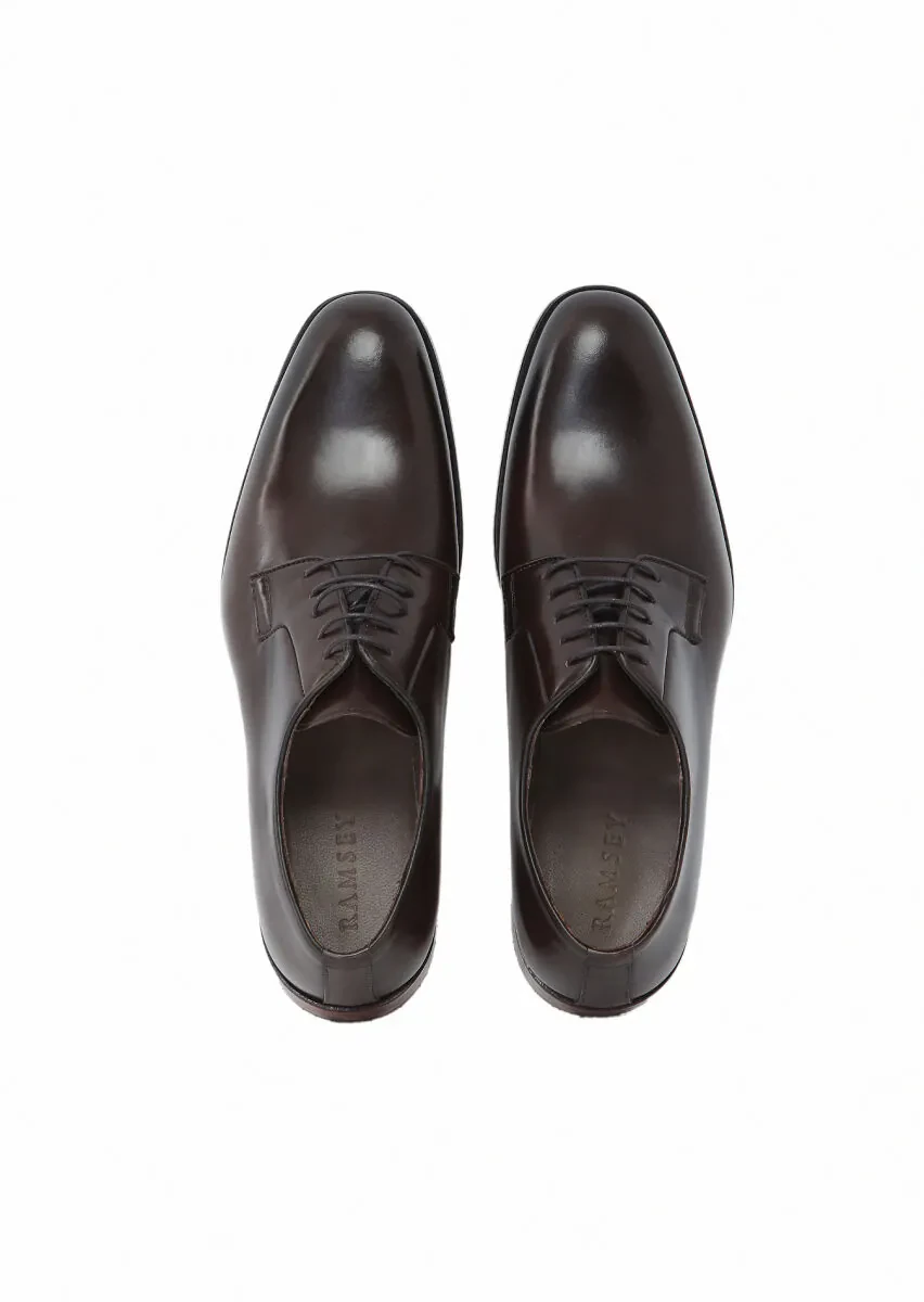 Brown Leather Classical Shoes - 6