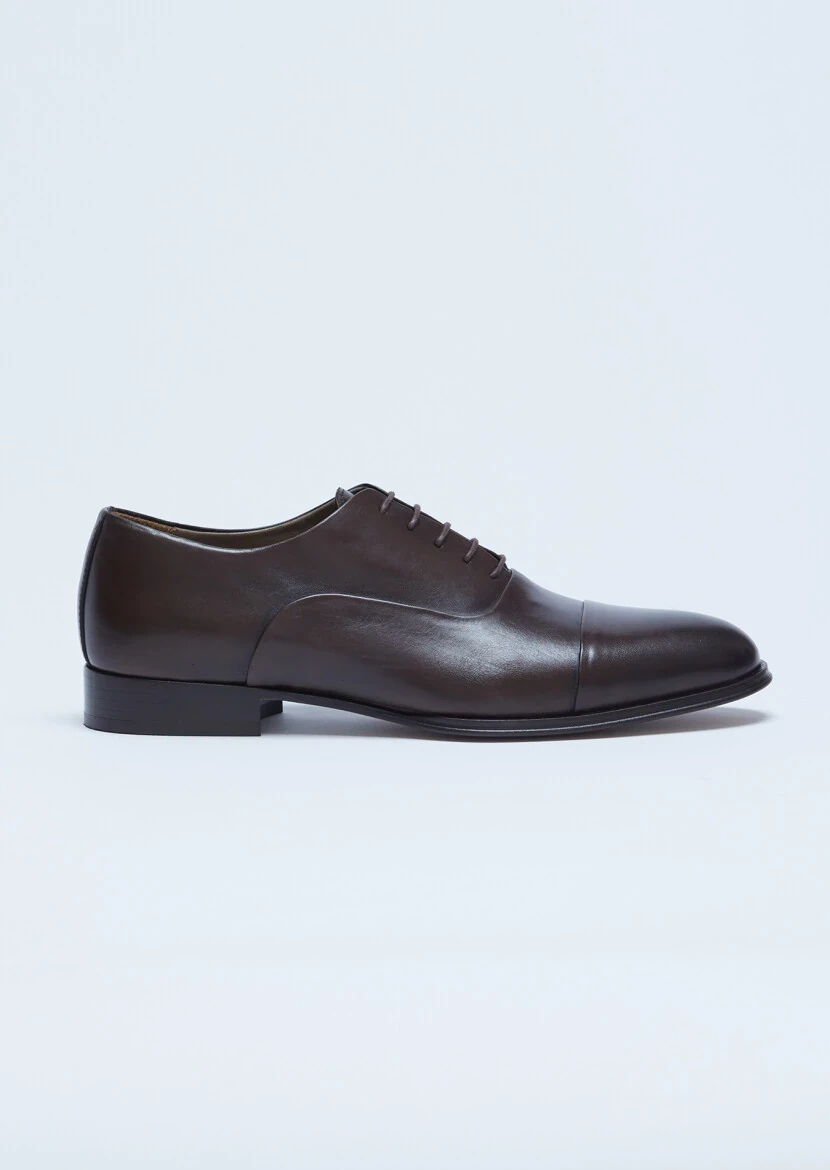 Brown Leather Classical Shoes - RAMSEY