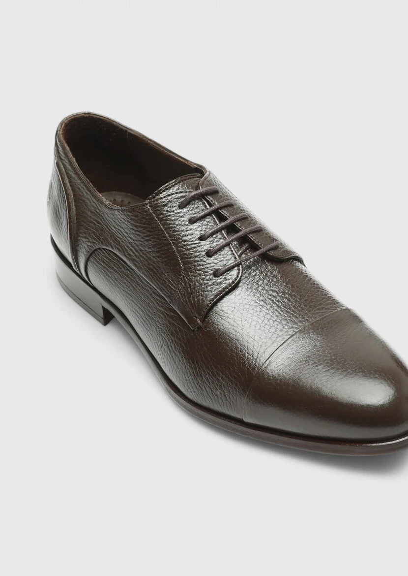 Brown Leather Classical Shoes - RAMSEY