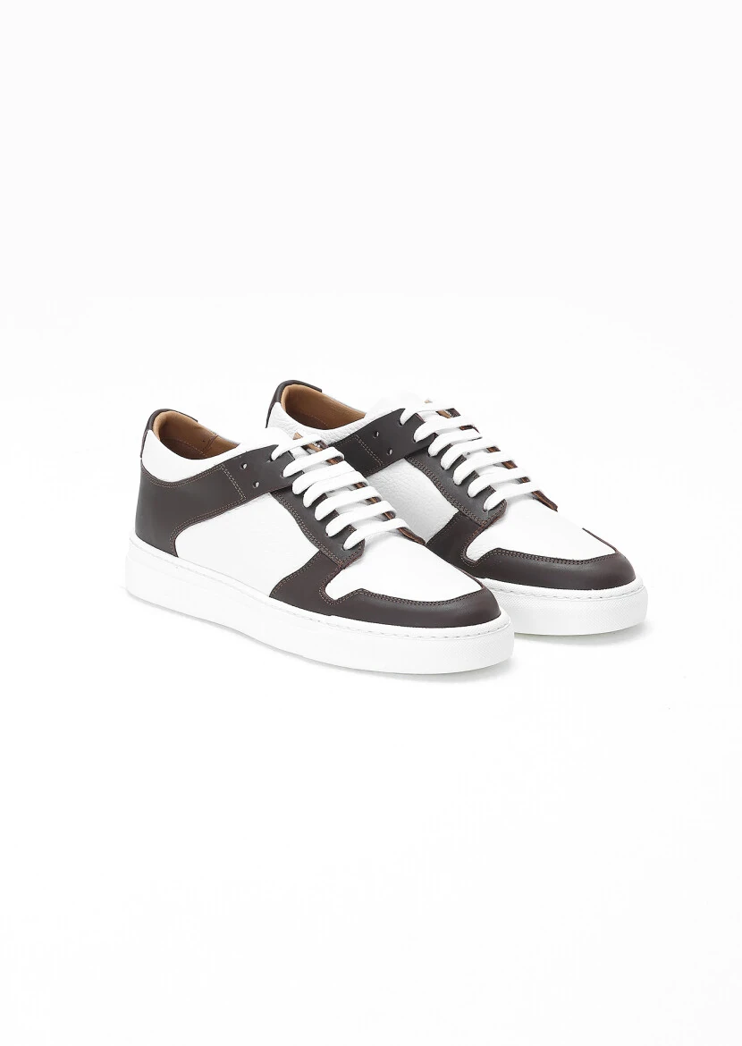 Brown Leather Sneaker - RAMSEY