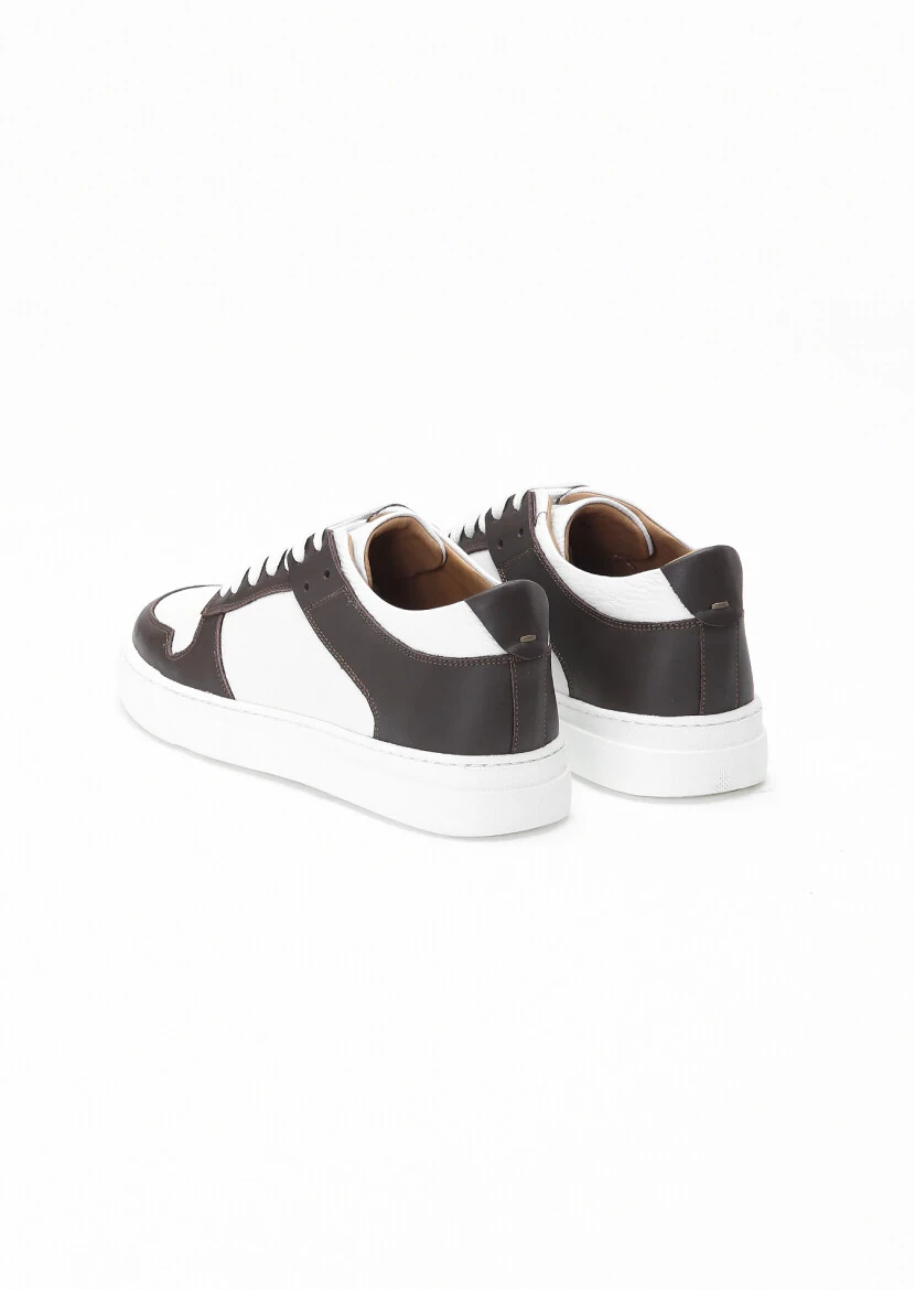 Brown Leather Sneaker - 4