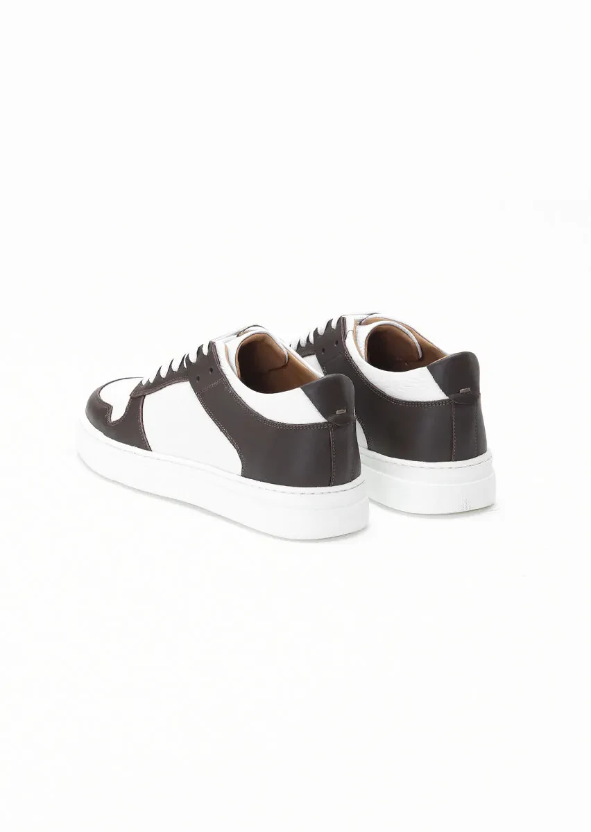 Brown Leather Sneaker - 4