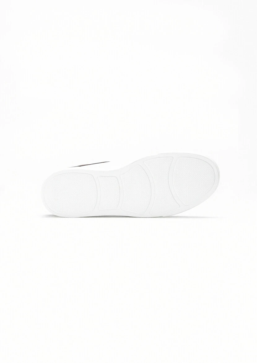 Brown Leather Sneaker - 5