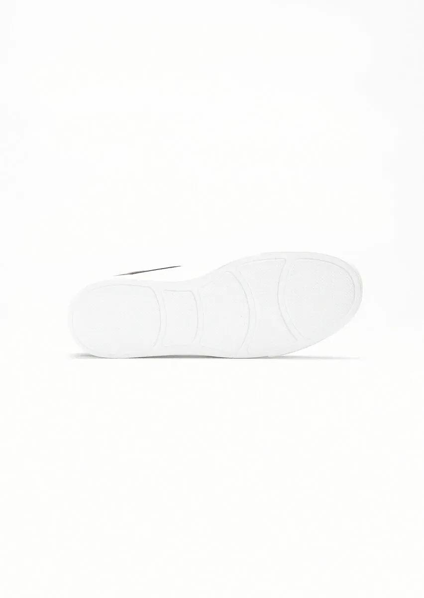 Brown Leather Sneaker - 5