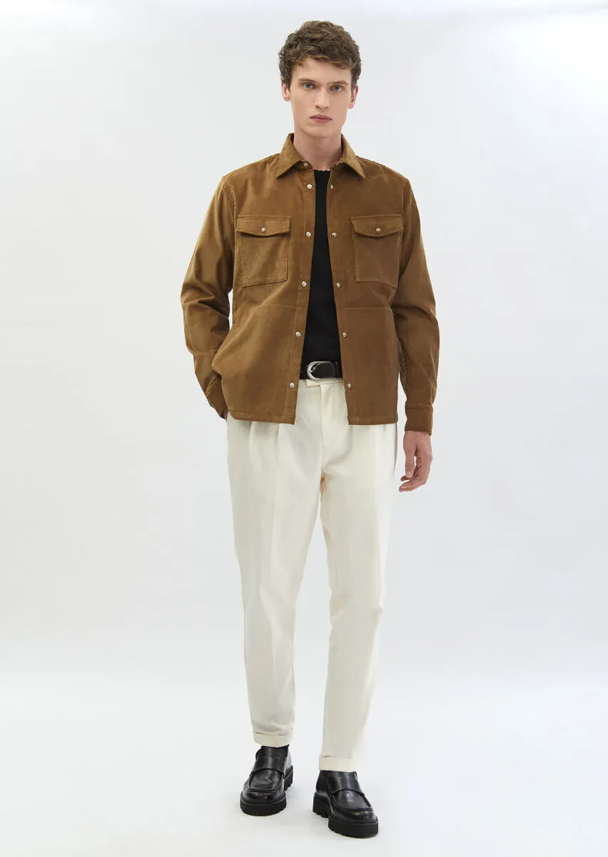 Brown Overshirt - 2