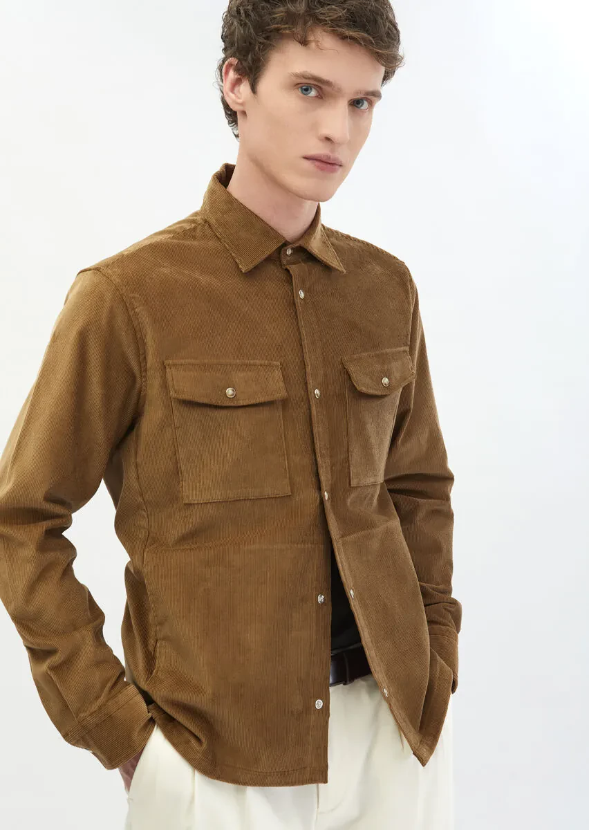Brown Overshirt - 3