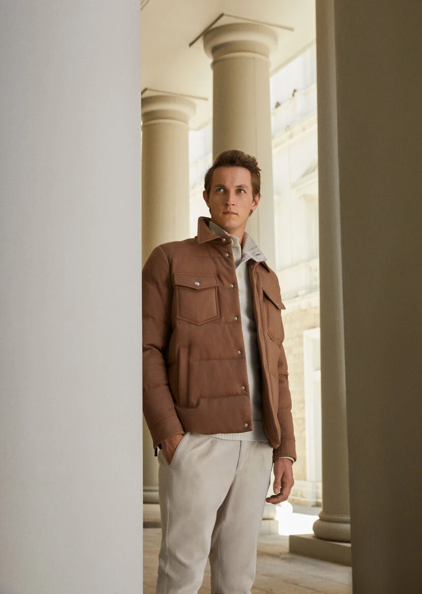 Brown Regular Fit Blazer - RAMSEY