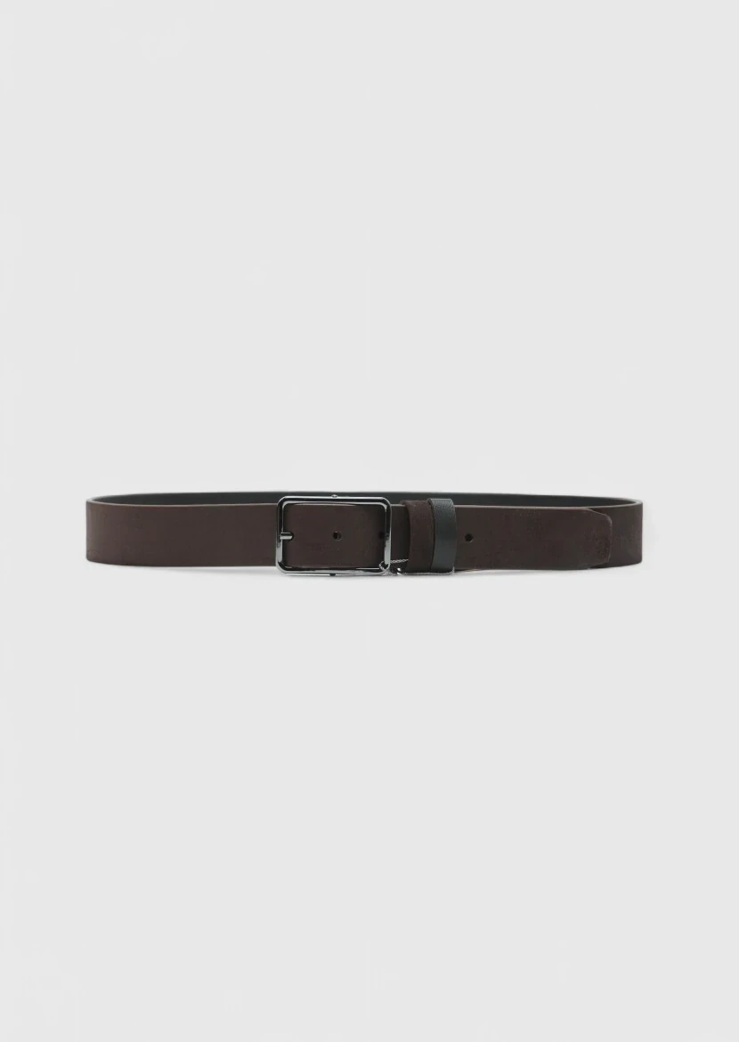 Brown Suede Belt - RAMSEY