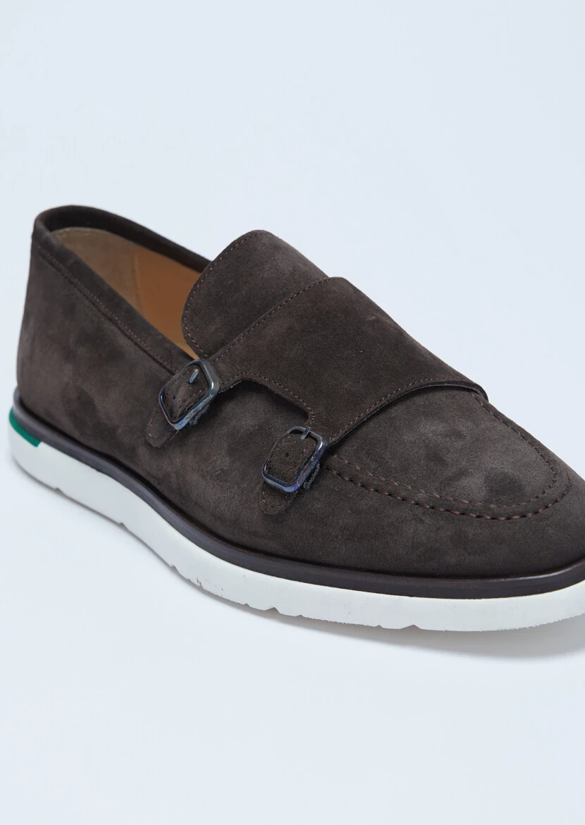Brown Suede Casual Loafer - RAMSEY