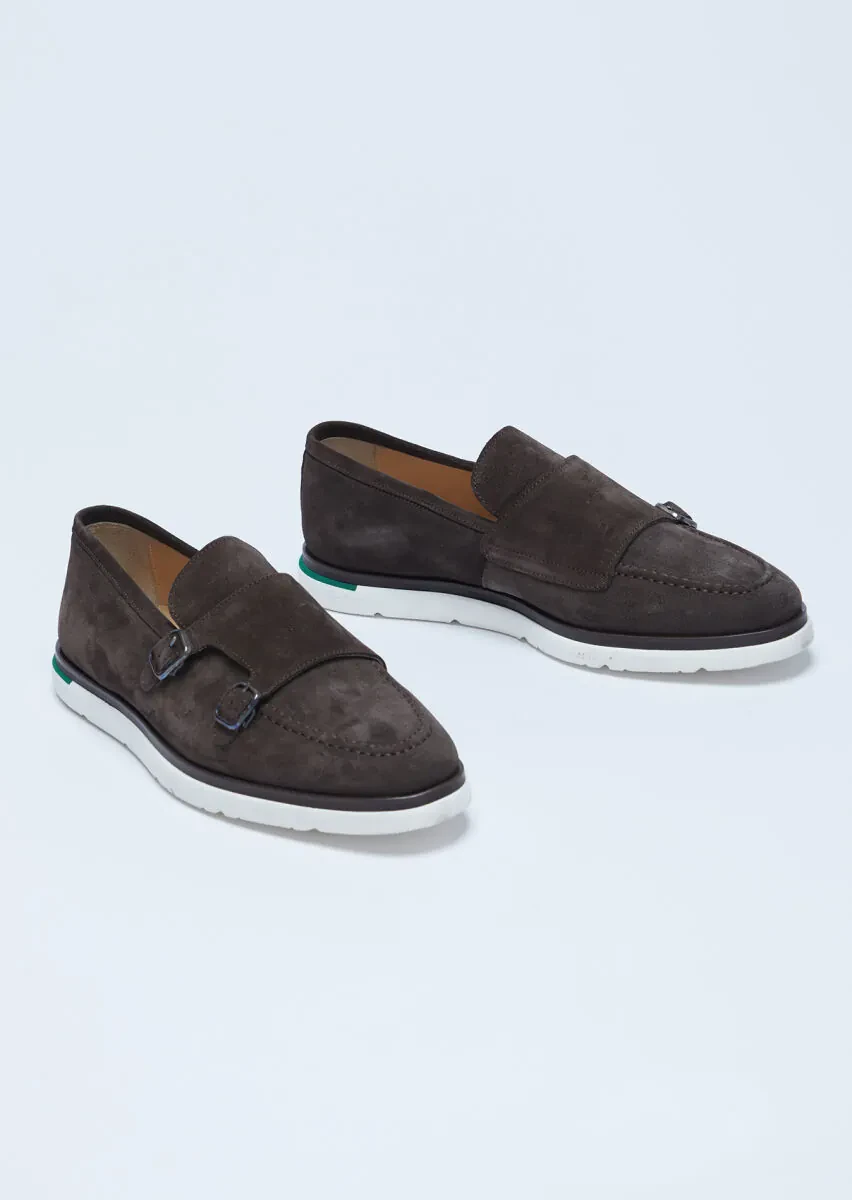 Brown Suede Casual Loafer - 3