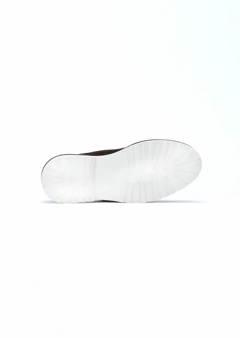 Brown Suede Casual Shoes - 5