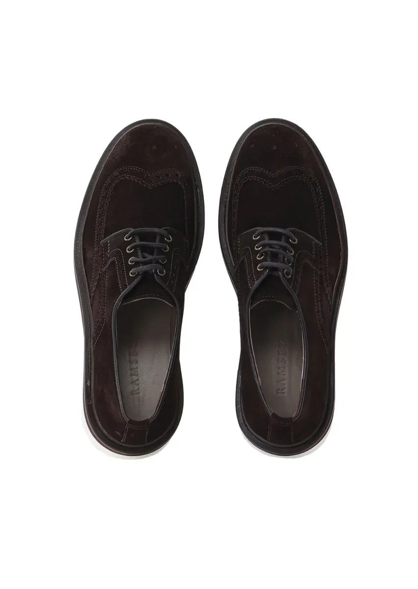 Brown Suede Casual Shoes - 6