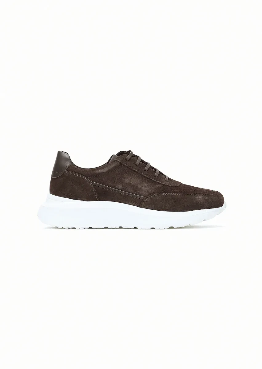 Brown Suede Sneaker - 1