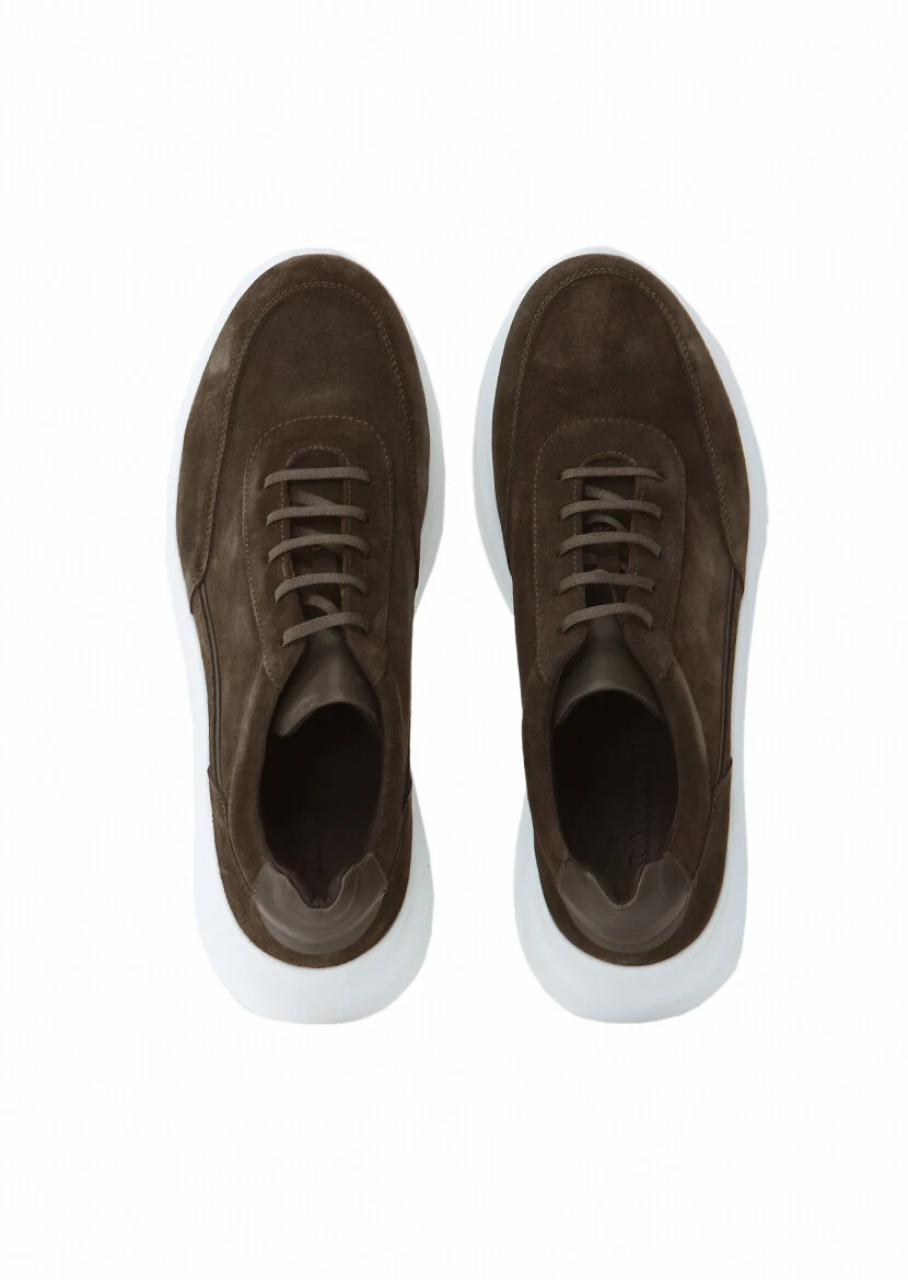 Brown Suede Sneaker - 6