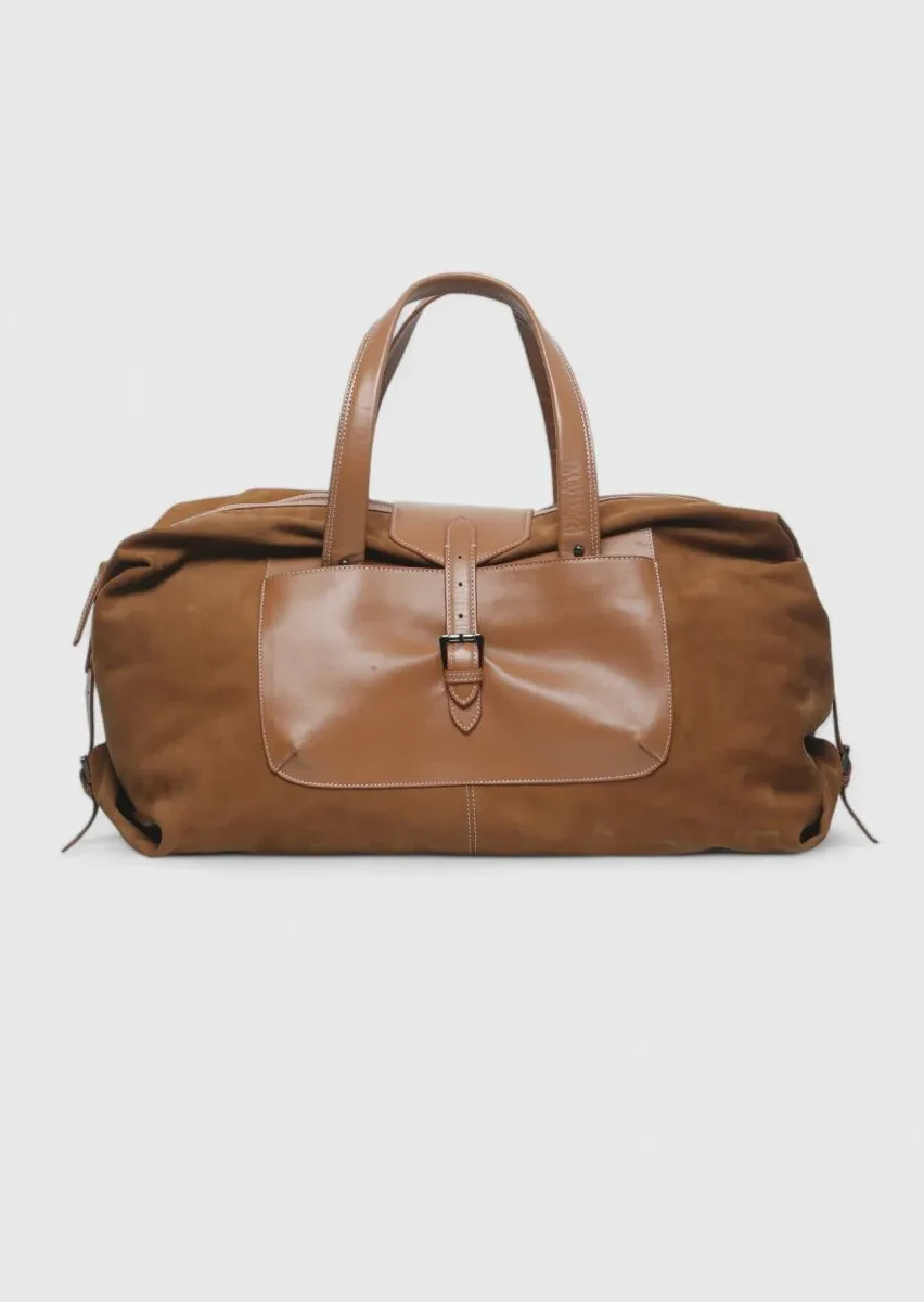 Buff Cow Leather Bag - 1