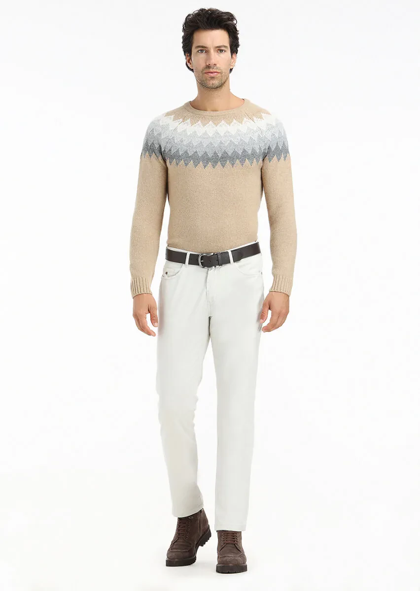 Buff Knitwear Sweatshirt - 1