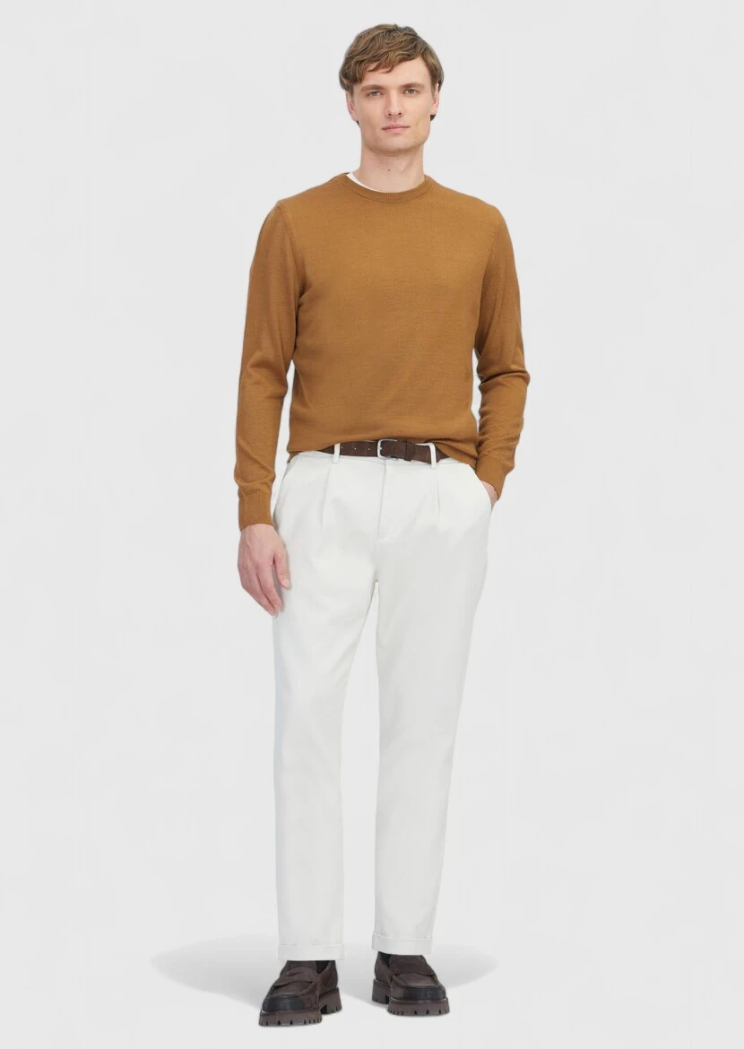 Buff Knitwear Sweatshirt - RAMSEY