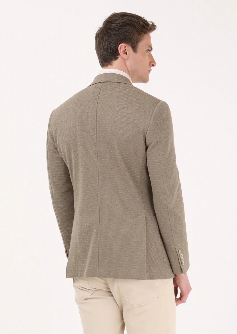 Buff Micro Zeroweight Slim Fit Cotton Blended Jacket - 4