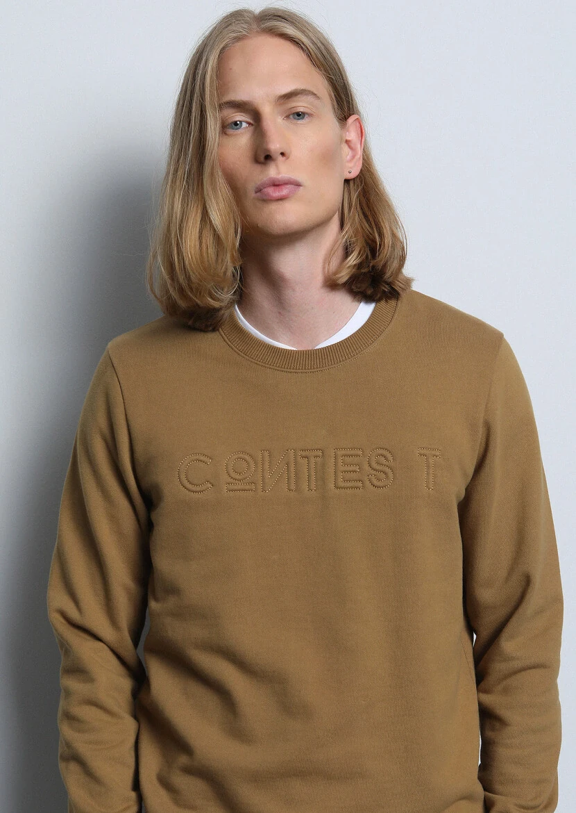 Buff Patterned Sweatshirt - 4